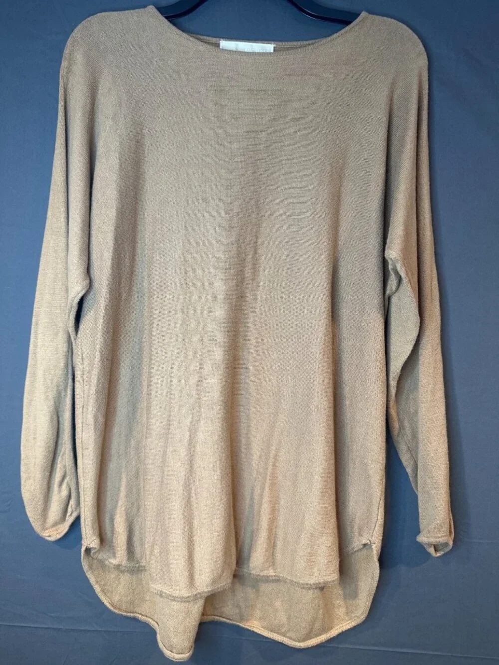Michael Michael Kors Women’s M Tan Beige Oversized Knit Sweater Tunic